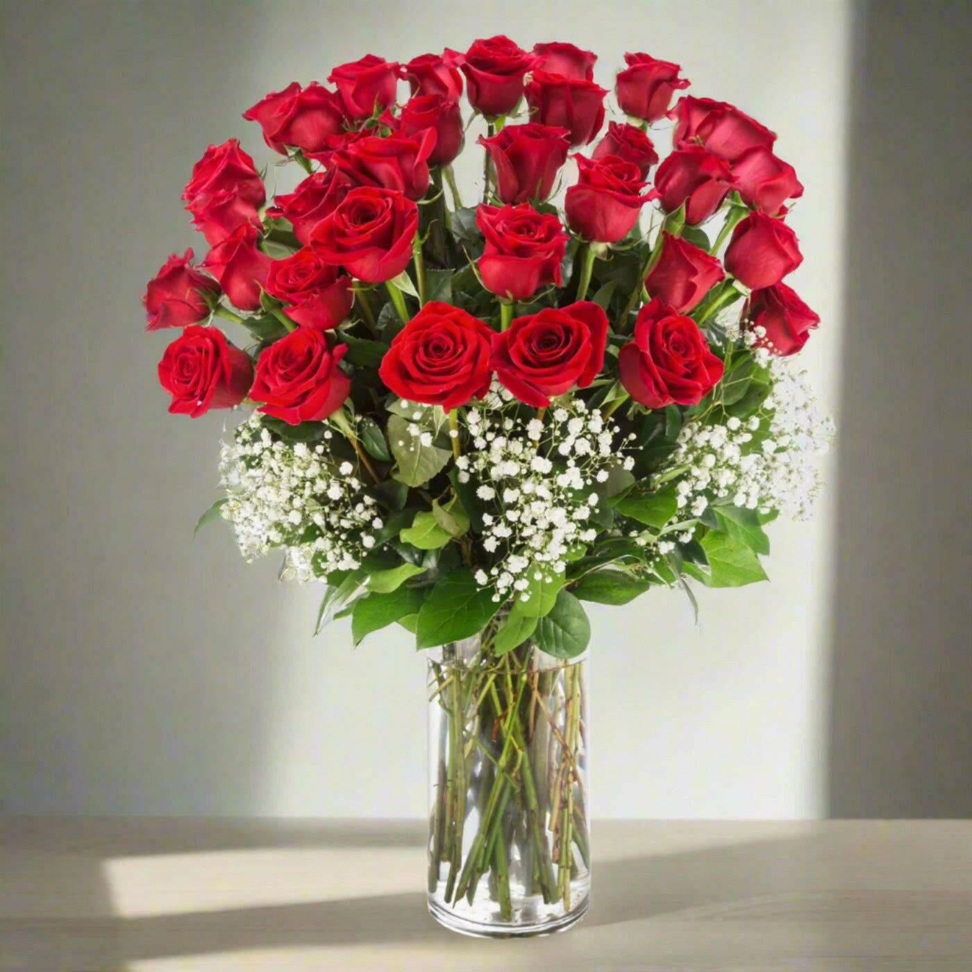 Beautiful Big Red│Red Roses Big Arrangement - Flower Shop in Hollywood