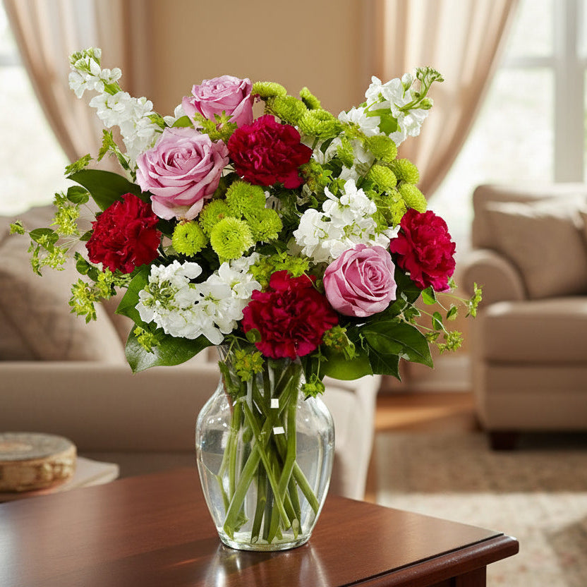 Blooming Floral Bouquet: Mixed floral arrangement Flower Shop in Hollywood