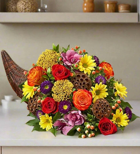 Bountiful Bloom Cornucopia - Flower Shop in HollywoodFloral arrangement
