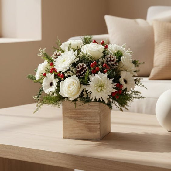 Santa’s Holiday Flower Box - Flower Shop in HollywoodFloral arangement